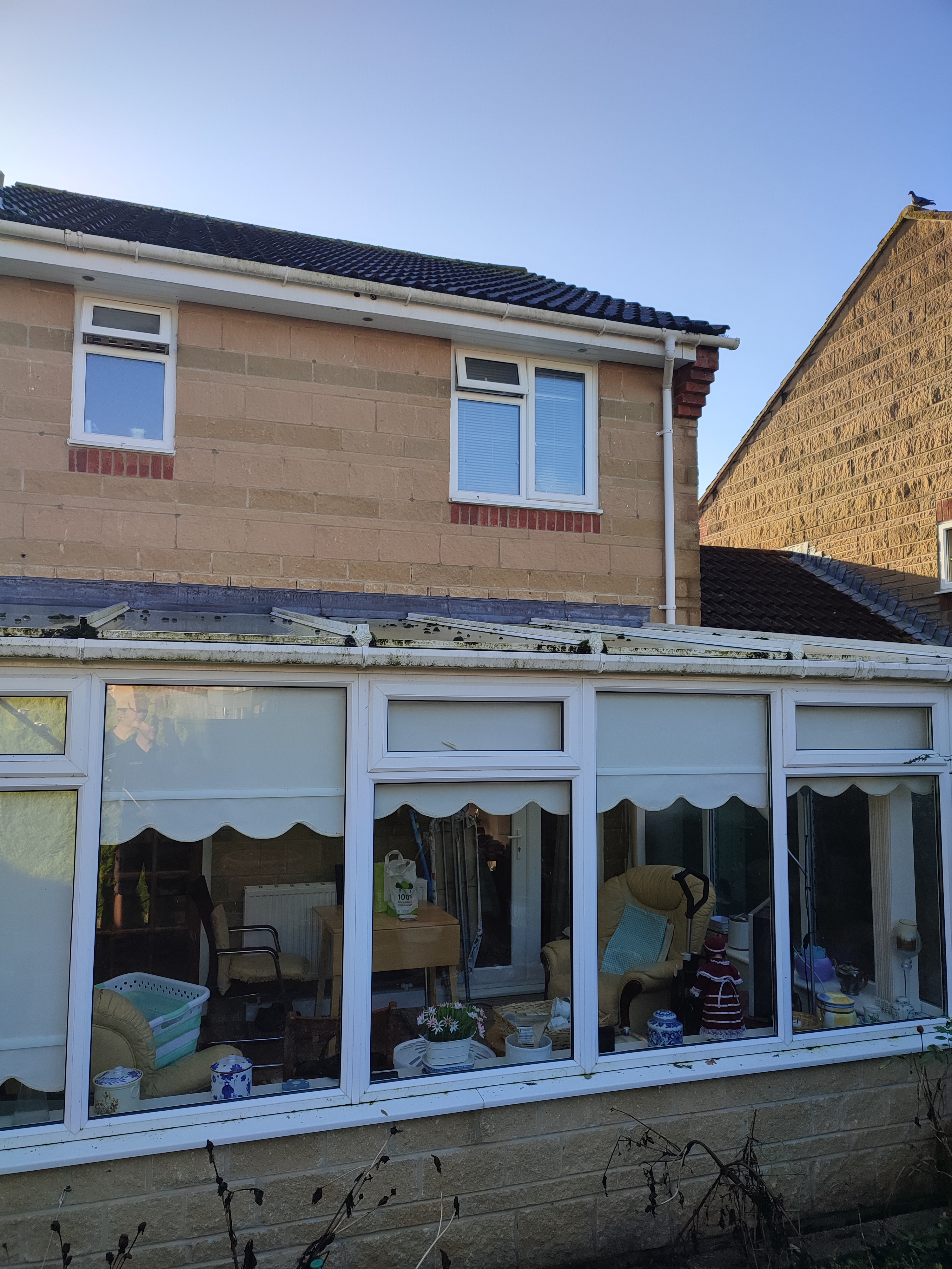 Conservatory cleaning example